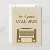  radio briefkaart (Voorkant / Achterkant)