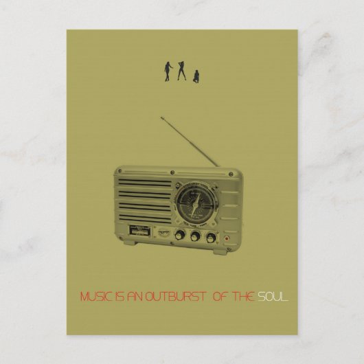 Radio Briefkaart (Voorkant)