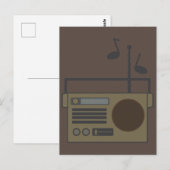 Radio Briefkaart (Voorkant / Achterkant)
