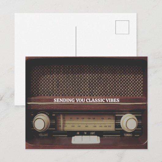  radio briefkaart (Voorkant / Achterkant)