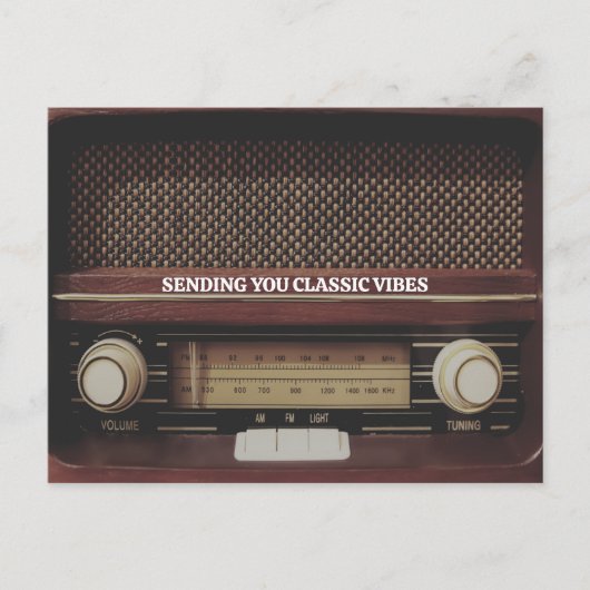  radio briefkaart (Voorkant)