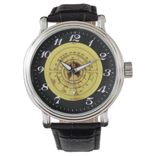 Radio Broadcast wijzerplaat horloge