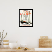 Radio Callbook voor burgers Poster (Keuken)