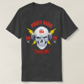 Radio Caroline Retro Pirate Radio T-shirt (Design voorkant)