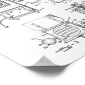 Radio Construction 1959 Patent Art White Paper Poster (Hoek)