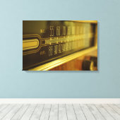  radio - De gloed Canvas Afdruk (Insitu (Houten vloer))
