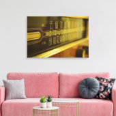  radio - De gloed Canvas Afdruk (Insitu (Woonkamer))