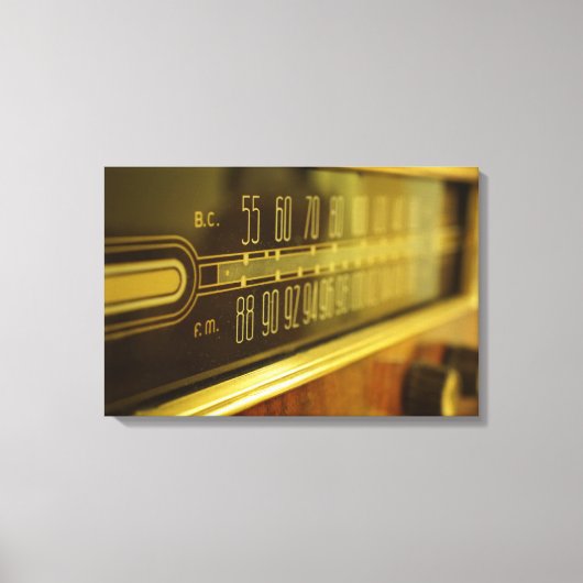  radio - De gloed Canvas Afdruk (Voorkant)