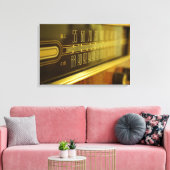  radio - De gloed Canvas Afdruk (Insitu (Woonkamer))