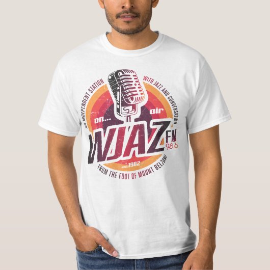  Radio Design WJAZ T-shirt (Voorkant)