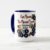 Radio disc-jockey Ken “The Merson Person” mug. Mug Mok (Voorkant links)