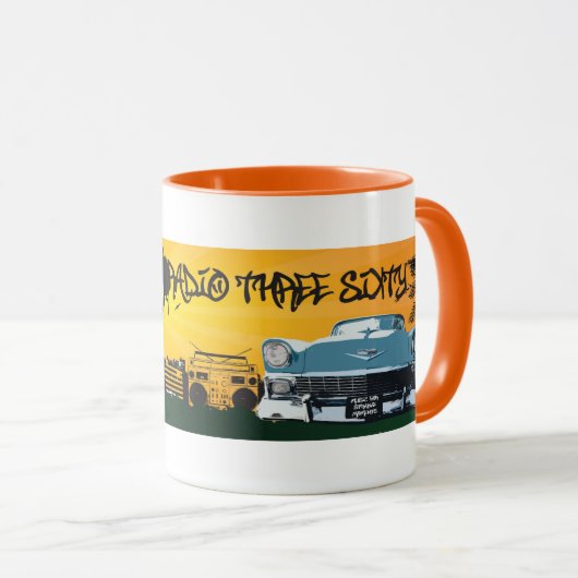 Radio Drie Zestig Tropische Mok (Voorkant rechts)