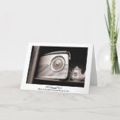 Radio en theepot kaart (Achterkant)