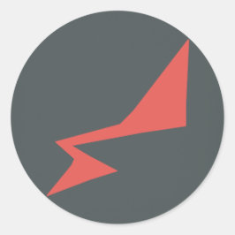 RADíO FLoMM BIG BOLT Ronde Sticker