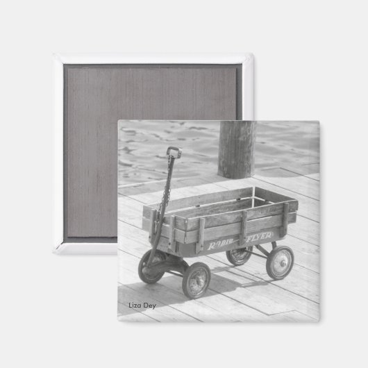 Radio Flyer Wagon Magnet (Voorkant / Achterkant)