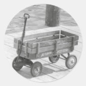 Radio Flyer Wagon Sticker (Voorkant)