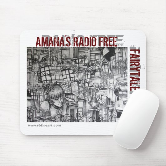 Radio Free Mousepad Muismat (Met muis)