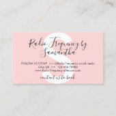 Radio Frequentie Huid Tighten Aftercare Instructie Visitekaartje (Voorkant)