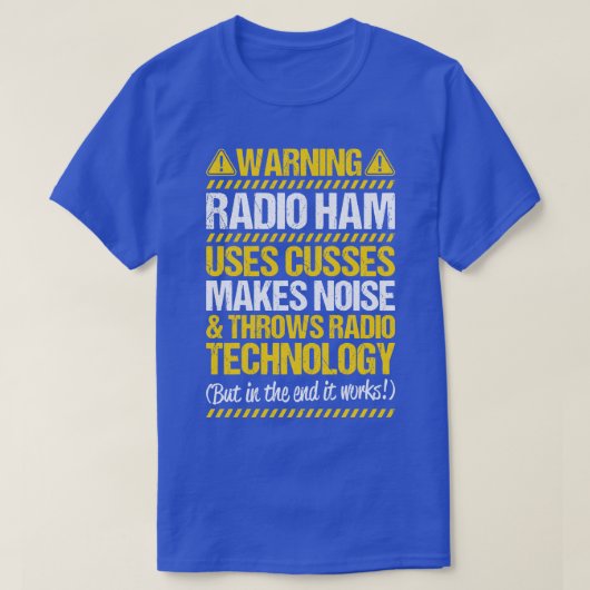 Radio Ham Amateur Radio Operator Ham Radio (10) T-shirt (Design voorkant)
