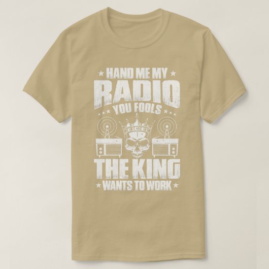 Radio Ham Amateur Radio Operator Ham Radio (12) T-shirt (Design voorkant)