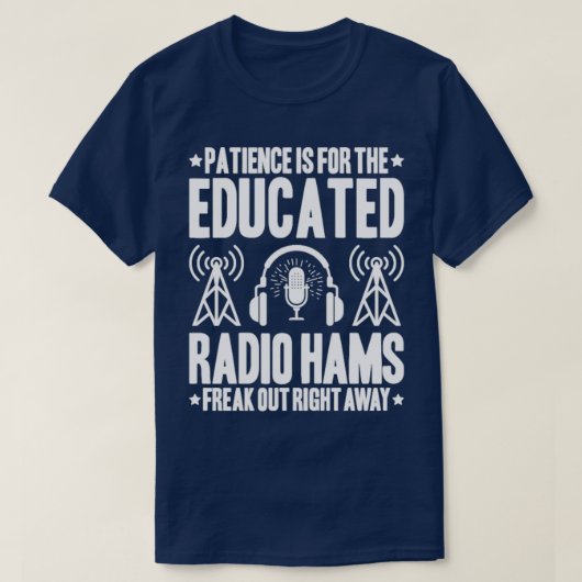 Radio Ham Amateur Radio Operator Ham Radio 21 T-shirt (Design voorkant)