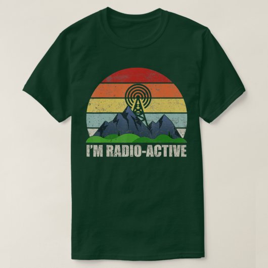 Radio Im Radio-Im RadioActief van de radioexploita T-shirt (Design voorkant)