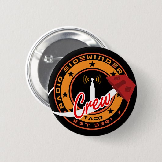 Radio-inladers Bemiddelingbadge/knop Ronde Button 5,7 Cm (Voorkant /achterkant)