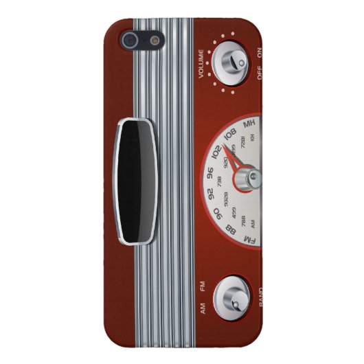  radio iPhone 5 Hoesje iPhone Hoesje (Achterkant)