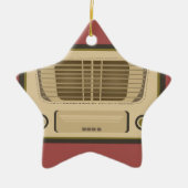  radio keramisch ornament (Voorkant)