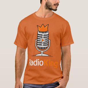 Radio King Microphone DJ Radio Host Anchor Funny T-shirt
