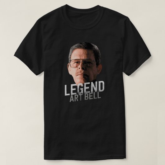 Radio Legend Art Bell Coast to Coast AM T-Shirt (Design voorkant)