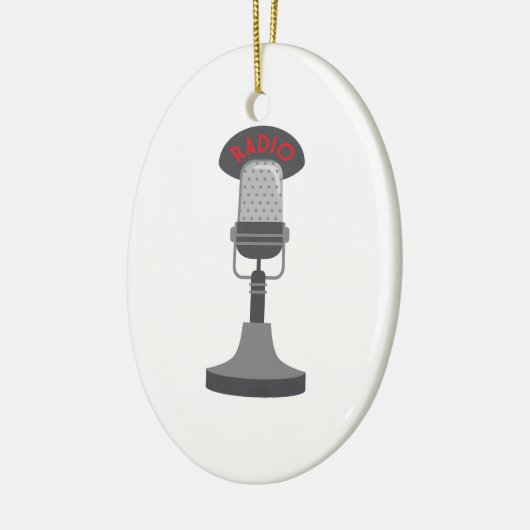Radio-microfoon Keramisch Ornament (Links)