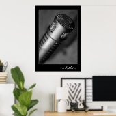 RADIO: microfoon Poster (Thuiskantoor)