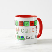 Radio Multi-Graphical Kerstmis Mok van de Ham met  (Voorkant rechts)