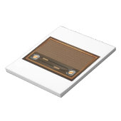  radio notitieblok (Linkerzijde)