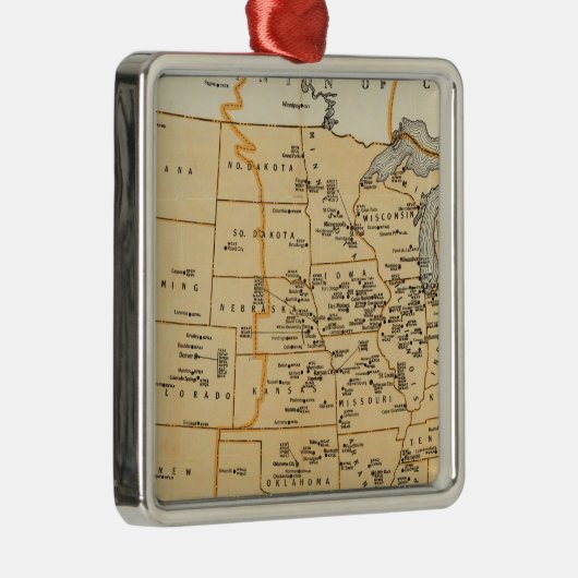 Radio-omroepstations in de Verenigde Staten Metalen Ornament (Rechts)