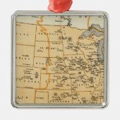 Radio-omroepstations in de Verenigde Staten Metalen Ornament (Voorkant)