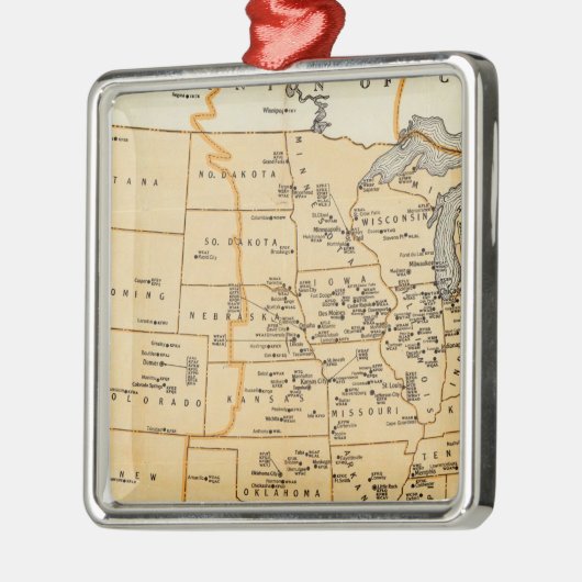 Radio-omroepstations in de Verenigde Staten Metalen Ornament (Links)