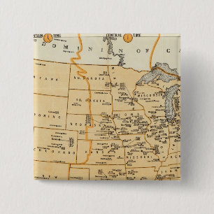 Radio-omroepstations in de Verenigde Staten Vierkante Button 5,1 Cm