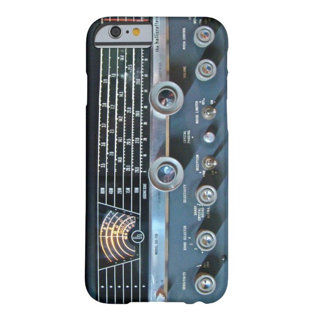  radio-ontvanger met korte golf iPhone 6 Hoesje (Achterkant)