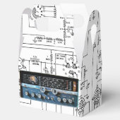  radio-ontvanger met korte golven bedankdoosjes (Geopend)