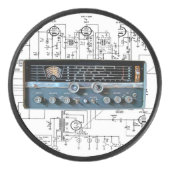  radio-ontvanger met korte golven hockey puck (Voorkant)