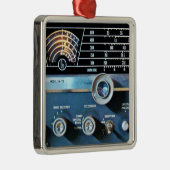  radio-ontvanger met korte golven metalen ornament (Rechts)