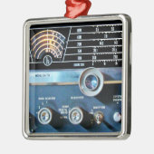  radio-ontvanger met korte golven metalen ornament (Links)
