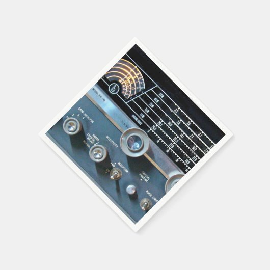 radio-ontvanger met korte golven servetten (Hoek)