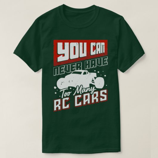 Radio op afstand bestuurd RC-rackcabine met ventil T-shirt (Design voorkant)
