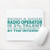 Radio Operator 3% Talent Muismat (Met muis)