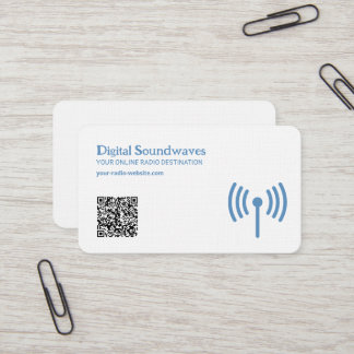 Radio QR-code Visitekaartje
