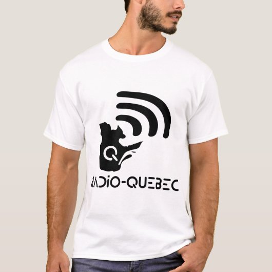 Radio-Quebec - Zwarte editie T-shirt (Voorkant)