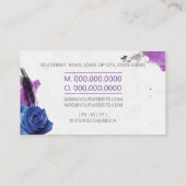 Radio-/radiohost/podcast/Singer Visitekaartje (Achterkant)